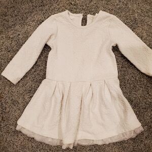 White Kardashian Kids dress Leopard Print Whitw